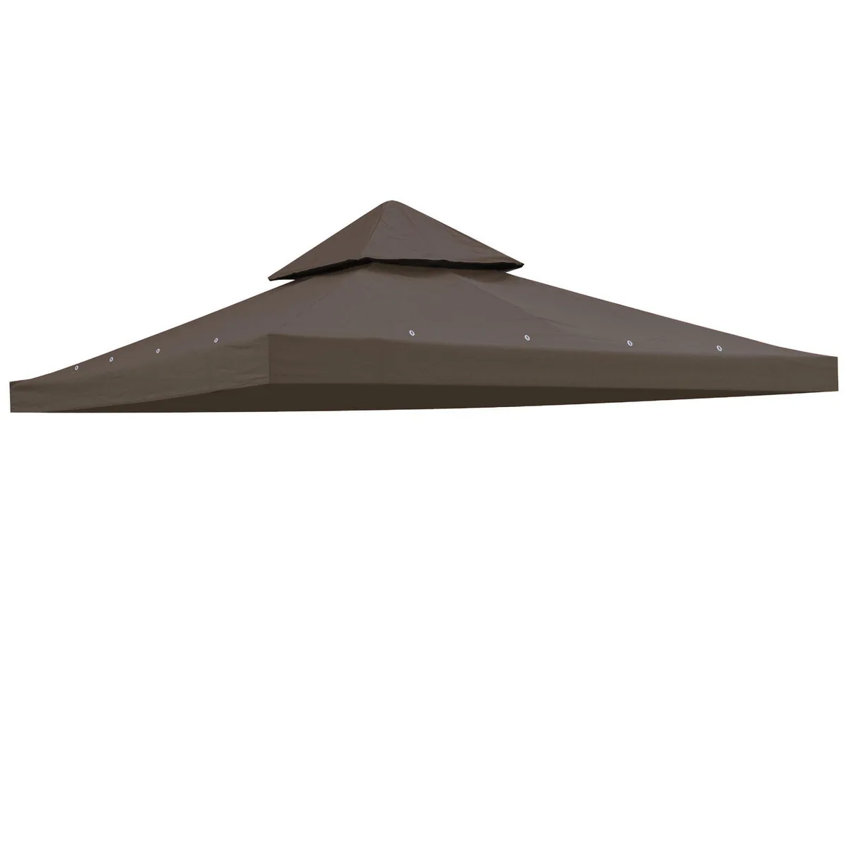 Yescom USA, Inc. Yescom USA, Inc. 07TOP001-8T-BN10 8x8 ft 2-tier gazebo canopy top replacement UV30+ — product photo