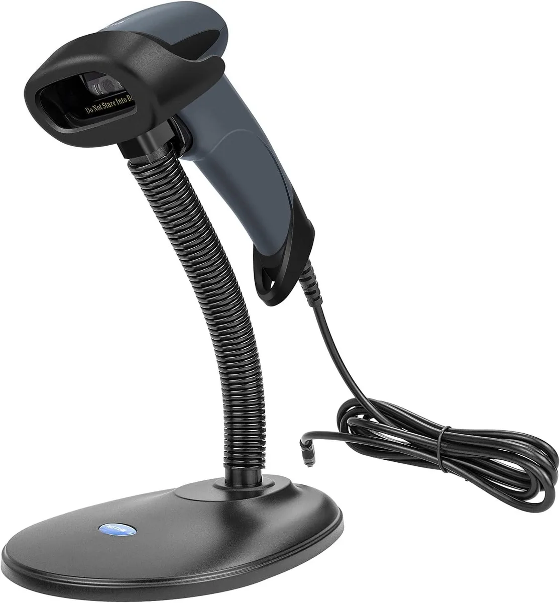 Wired handheld 1D CCD barcode scanner with adjustable stand