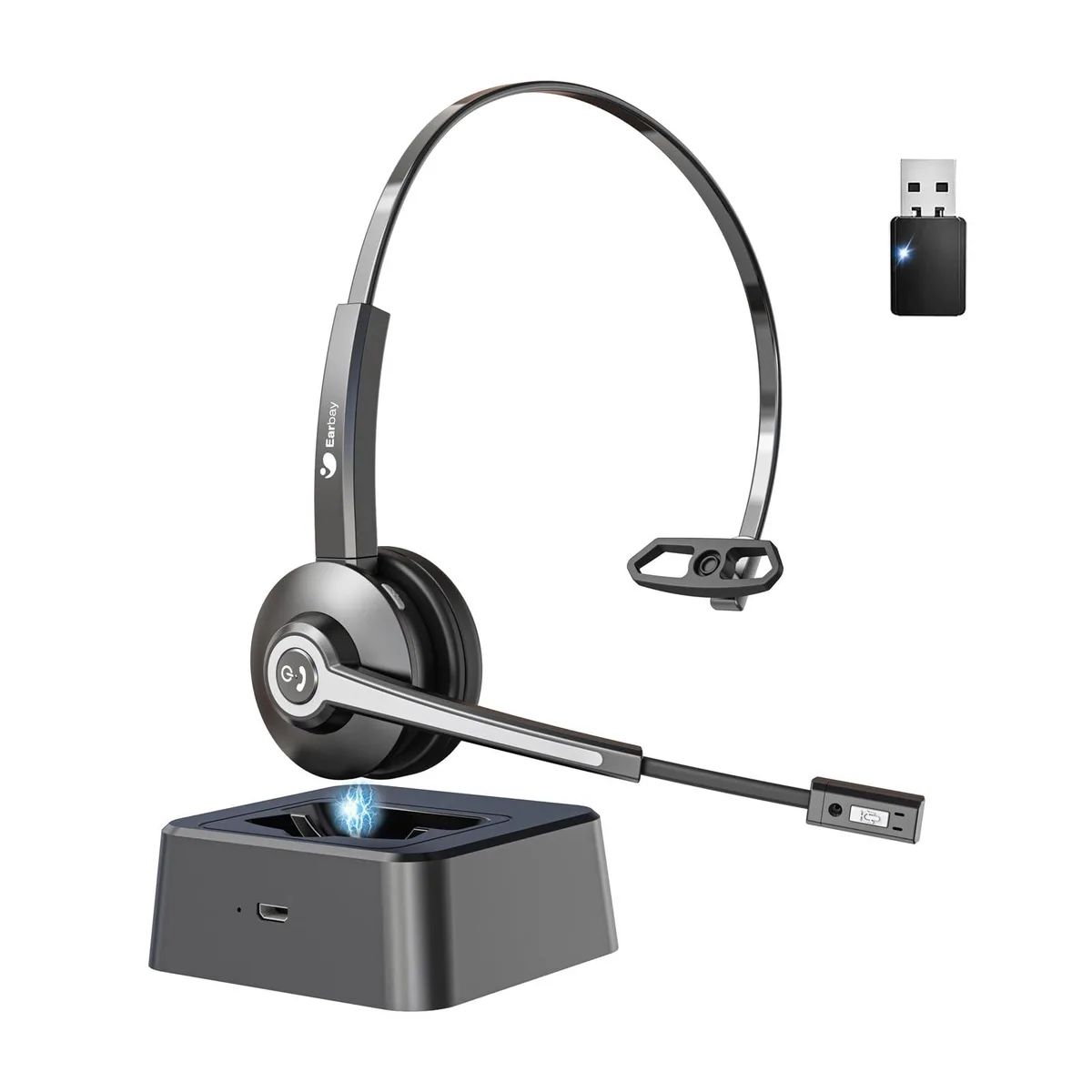 Earbay BT681CD On-Ear Headset with USB Dongle — product photo
