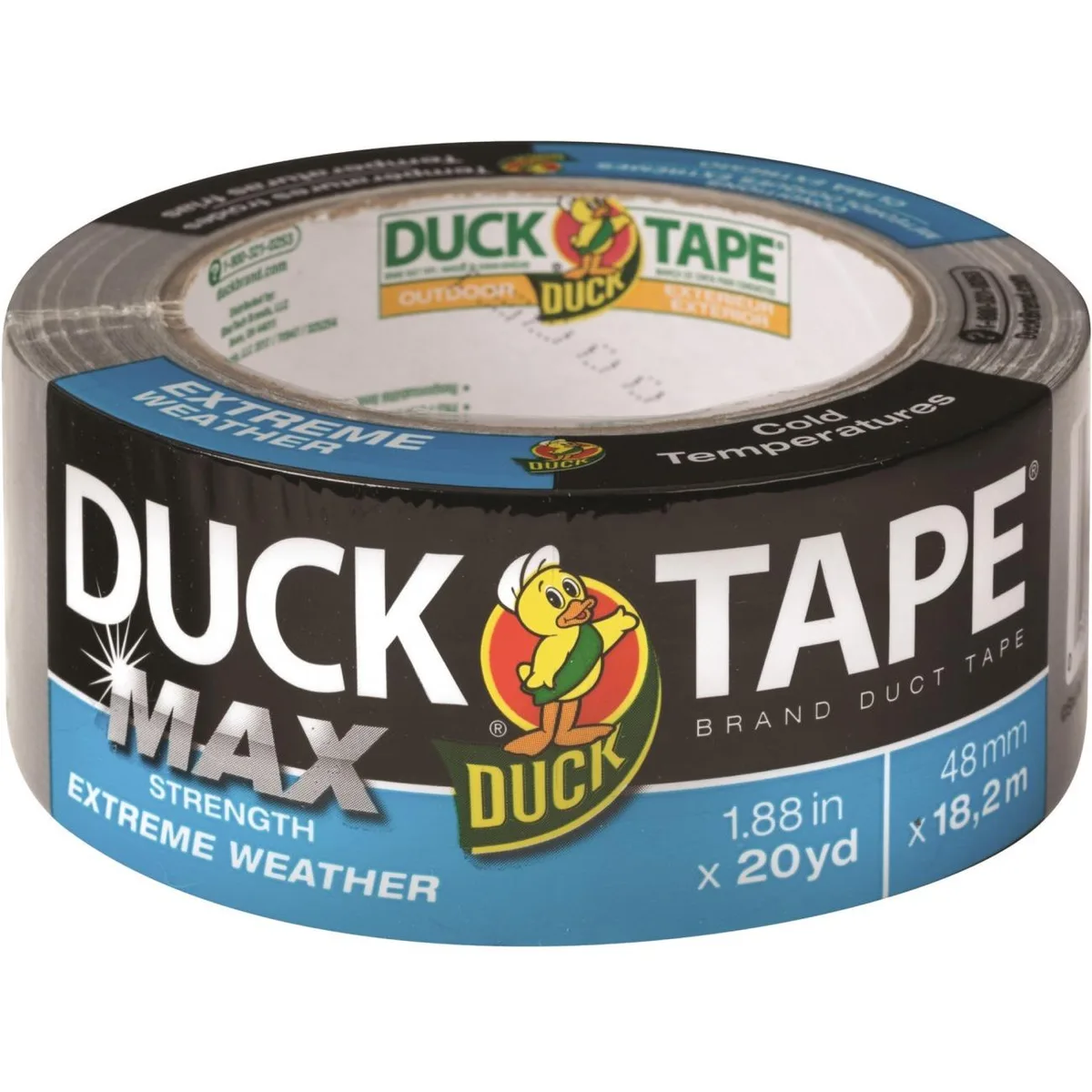ShurTech Brands ShurTech Brands 241635 Duck Max Extreme Weather Duct Tape Silver 1.88" x 20 Yards — product photo