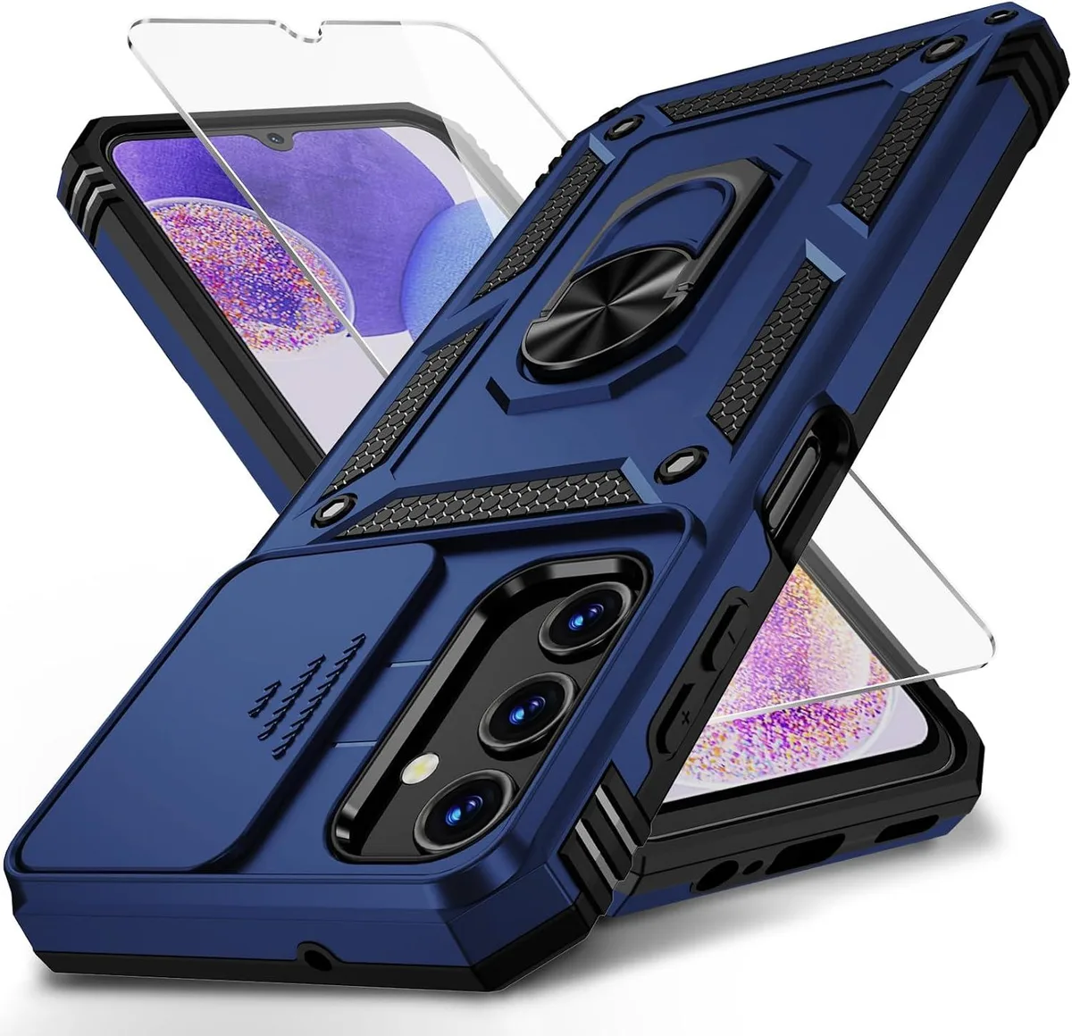 Transcend Transcend Galaxy A13 5G Case Slide Camera Cover Navy Blue — product photo
