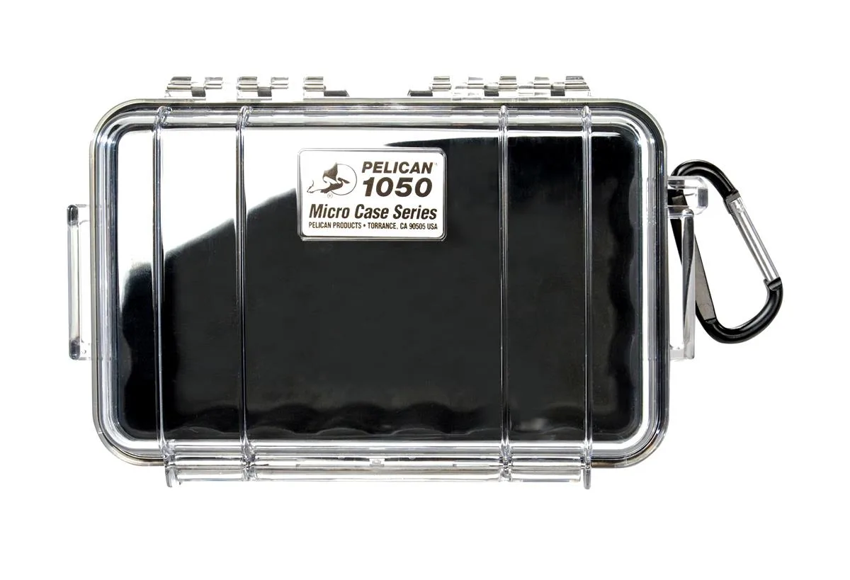 Pelican Products, Inc. Pelican Products, Inc. 1050 Micro Hard Case Clear Black — product photo