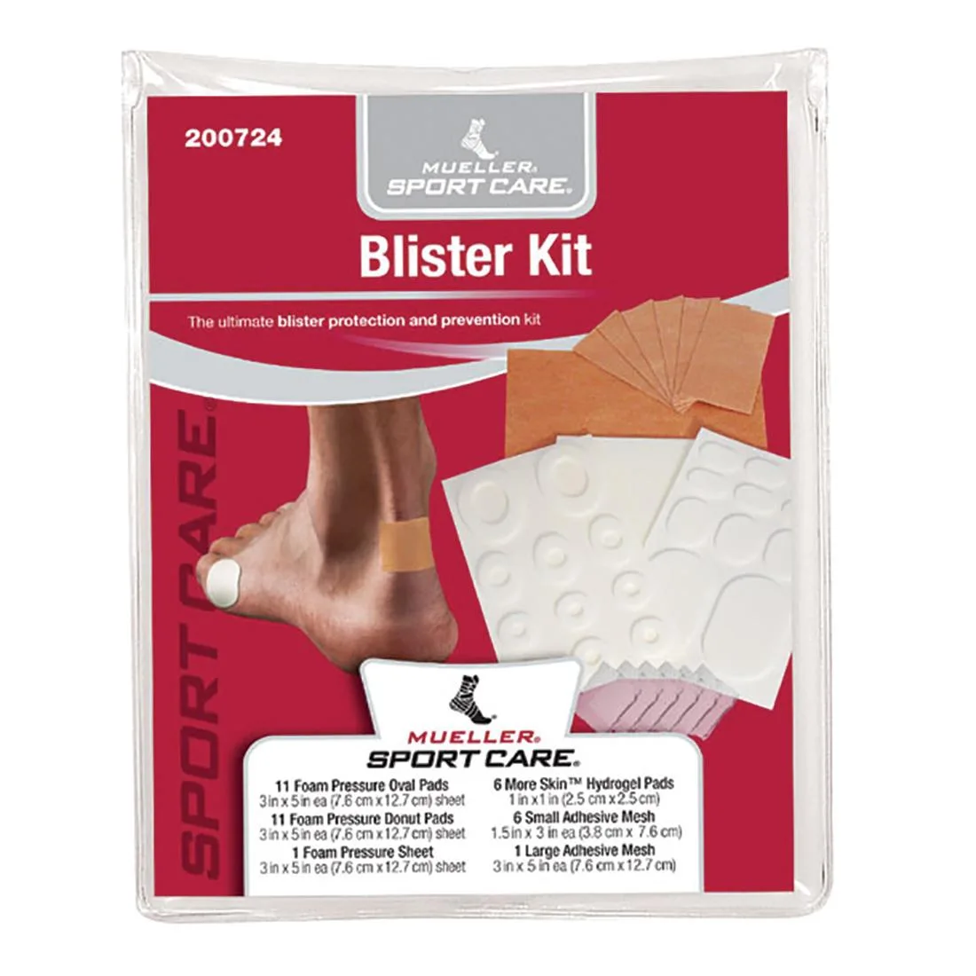 Mueller Mueller Blisters Calluses Abrasions Kit White — product photo