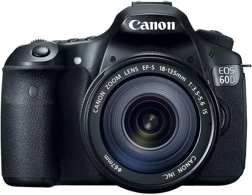 Canon Canon EOS 60D 18MP DSLR camera with 18-135mm lens — product photo