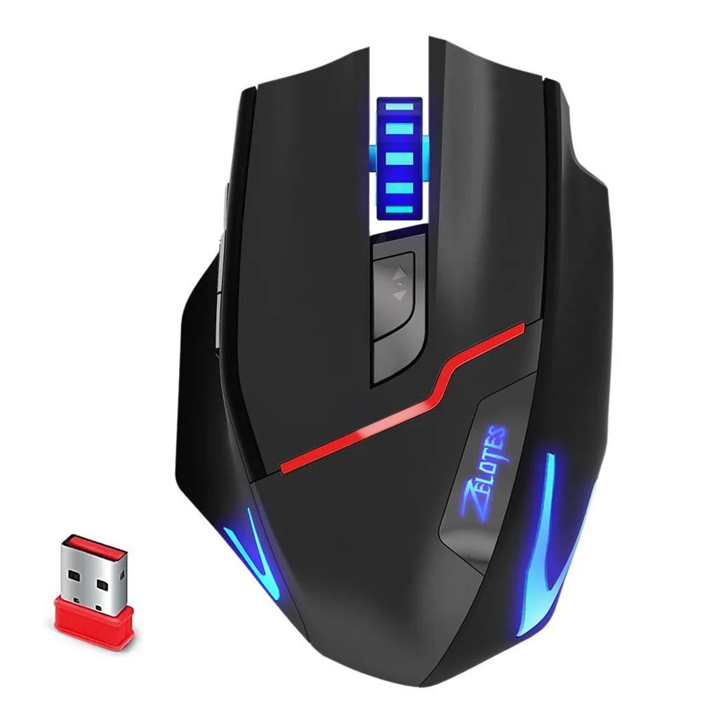 LUOM LUOM F-18 Wired Wireless Gaming Mouse 3200 DPI 7 Buttons — product photo