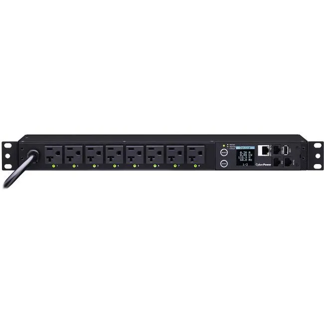 CyberPower CyberPower PDU41002 120V 20A 8 Outlet 1U PDU 12ft Cord — product photo