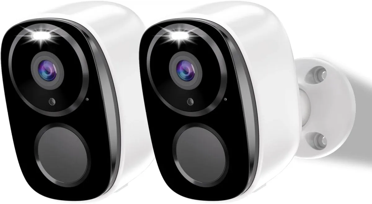 WOOJONG WOOJONG 2K Dual-Band Battery Network Camera 2-Pack — product photo