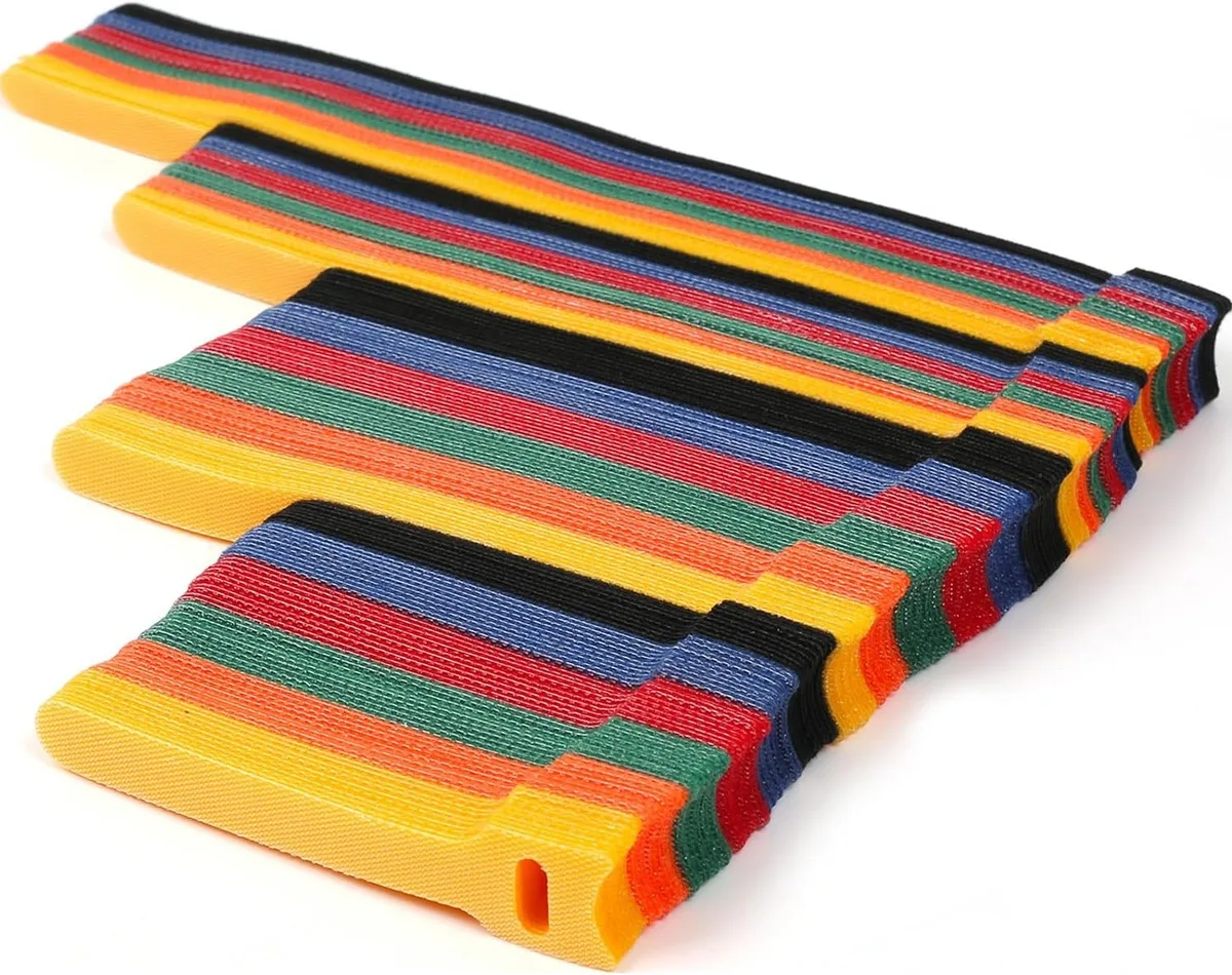 Ennovor Ennovor Cable Ties 180PCS 4+6+8+10 inch Multi-Colour Reusable accessory — product photo