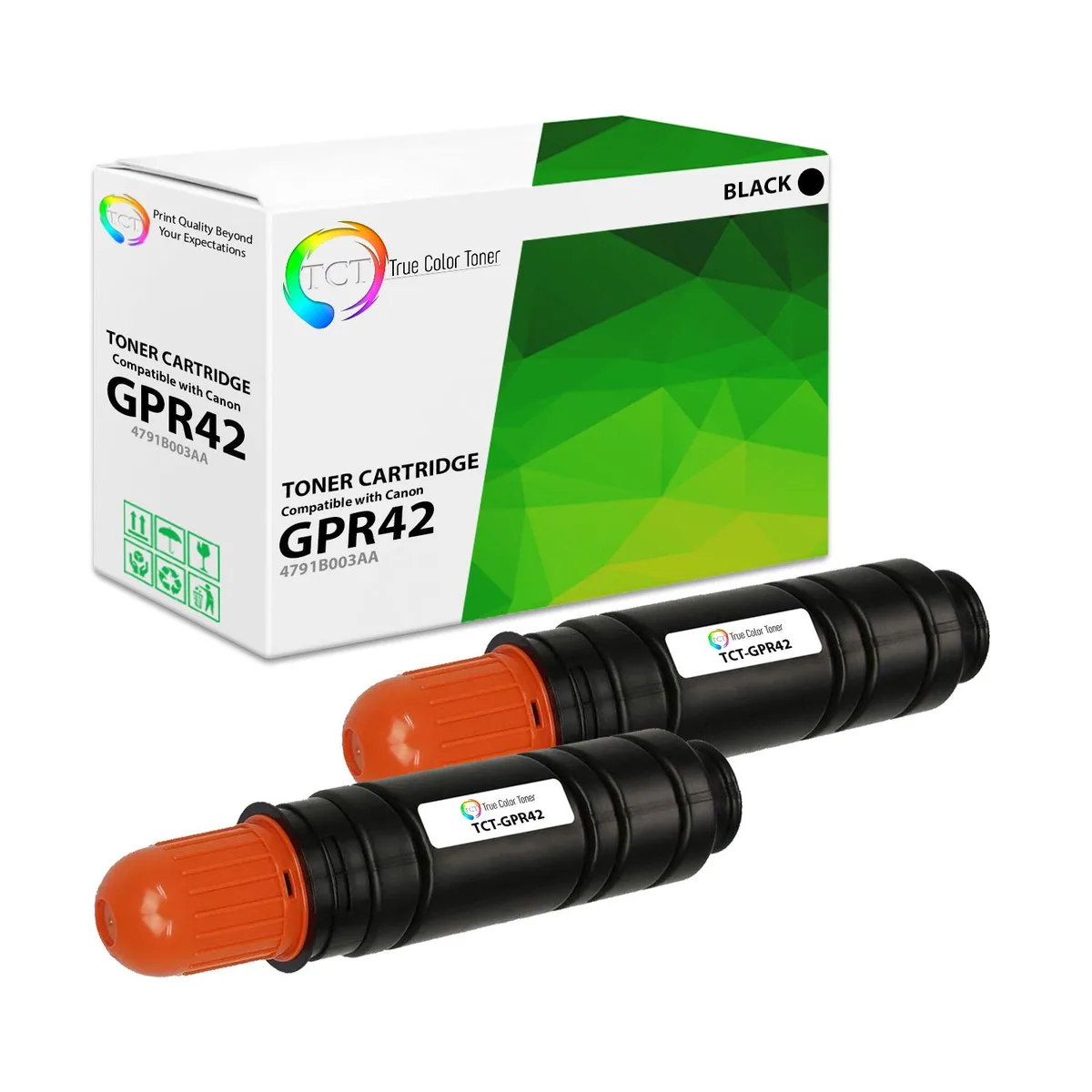 True Color Toner True Color Toner GPR42 2 Pack Black Toner Cartridges 34200 Pages — product photo