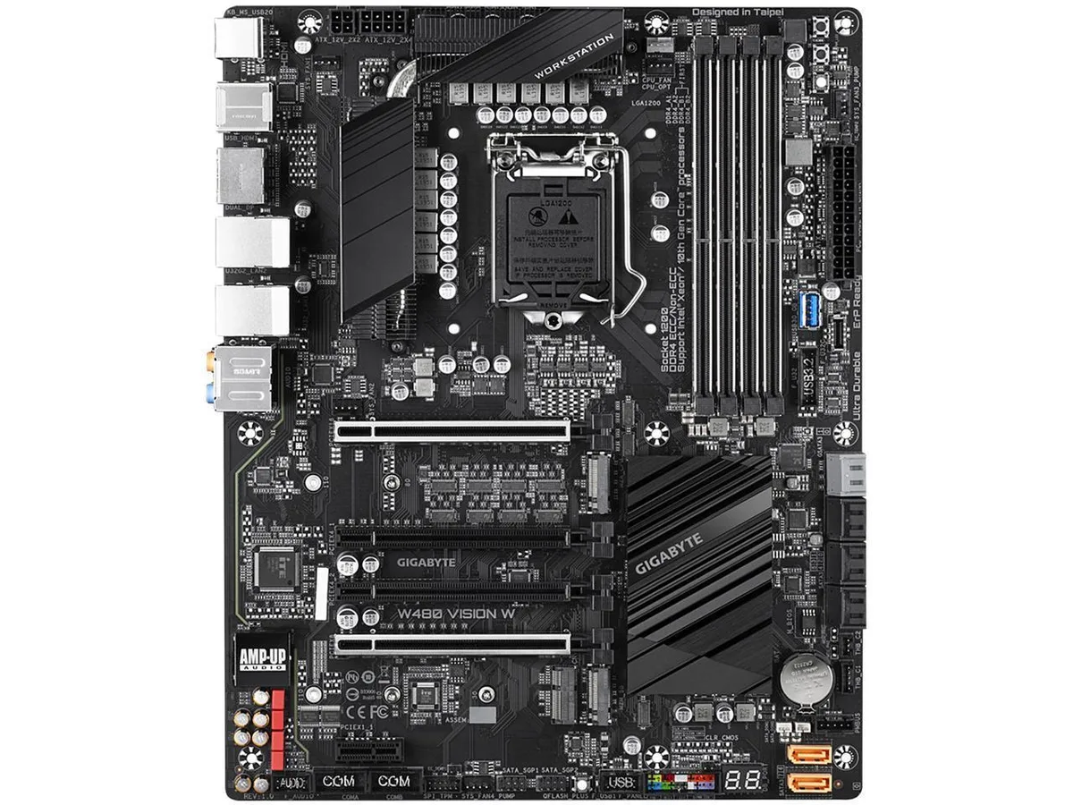 GIGABYTE GIGABYTE W480 VISION W Intel motherboard — product photo