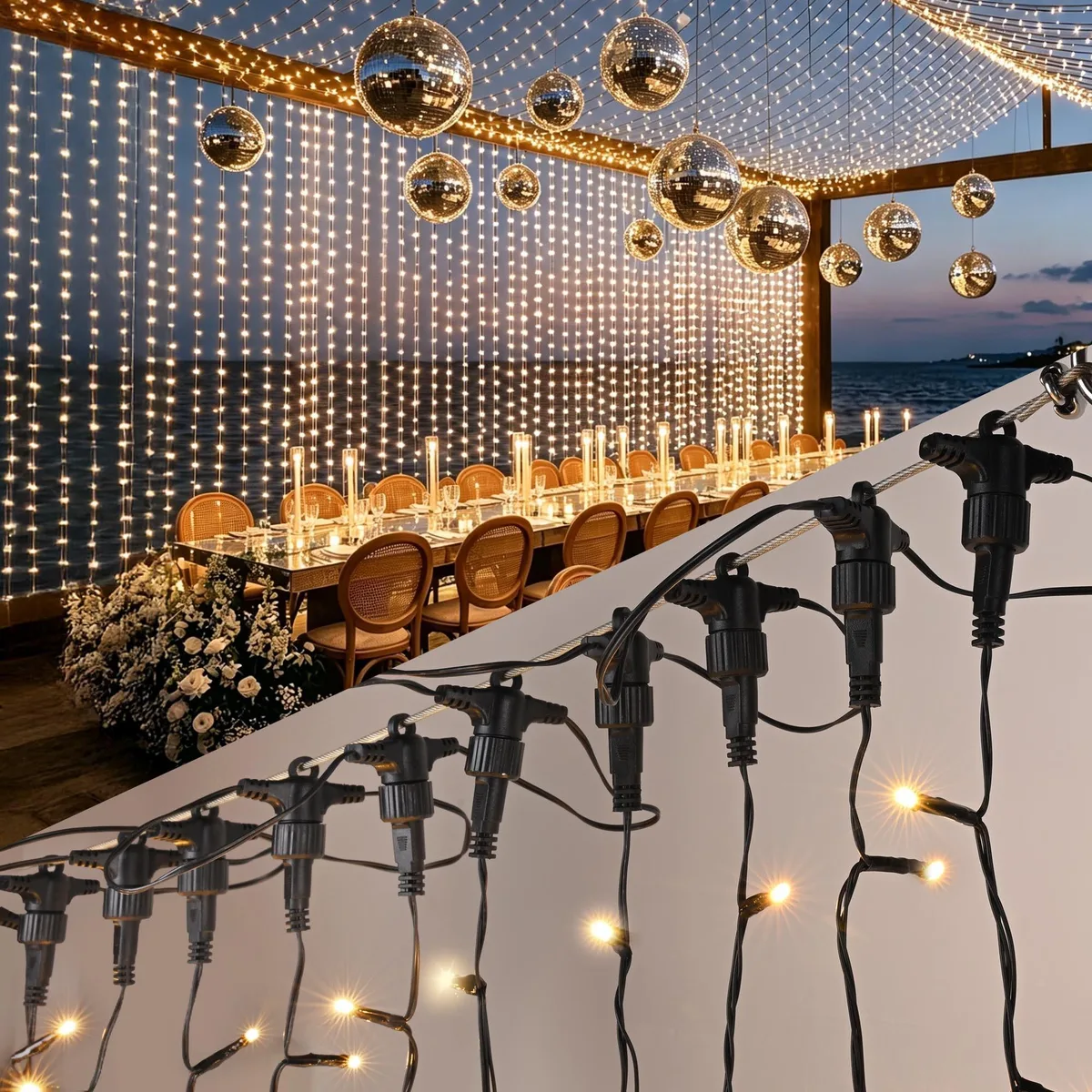 Yescom USA, Inc. Yescom USA, Inc. 11SSL028-40X10FT-06 40x10 ft 1920 LED string light — product photo