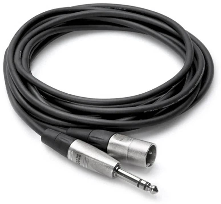 Hosa Technology Hosa Technology HSX-003 REAN 1/4" TRS to XLR3M 3 ft cable — product photo