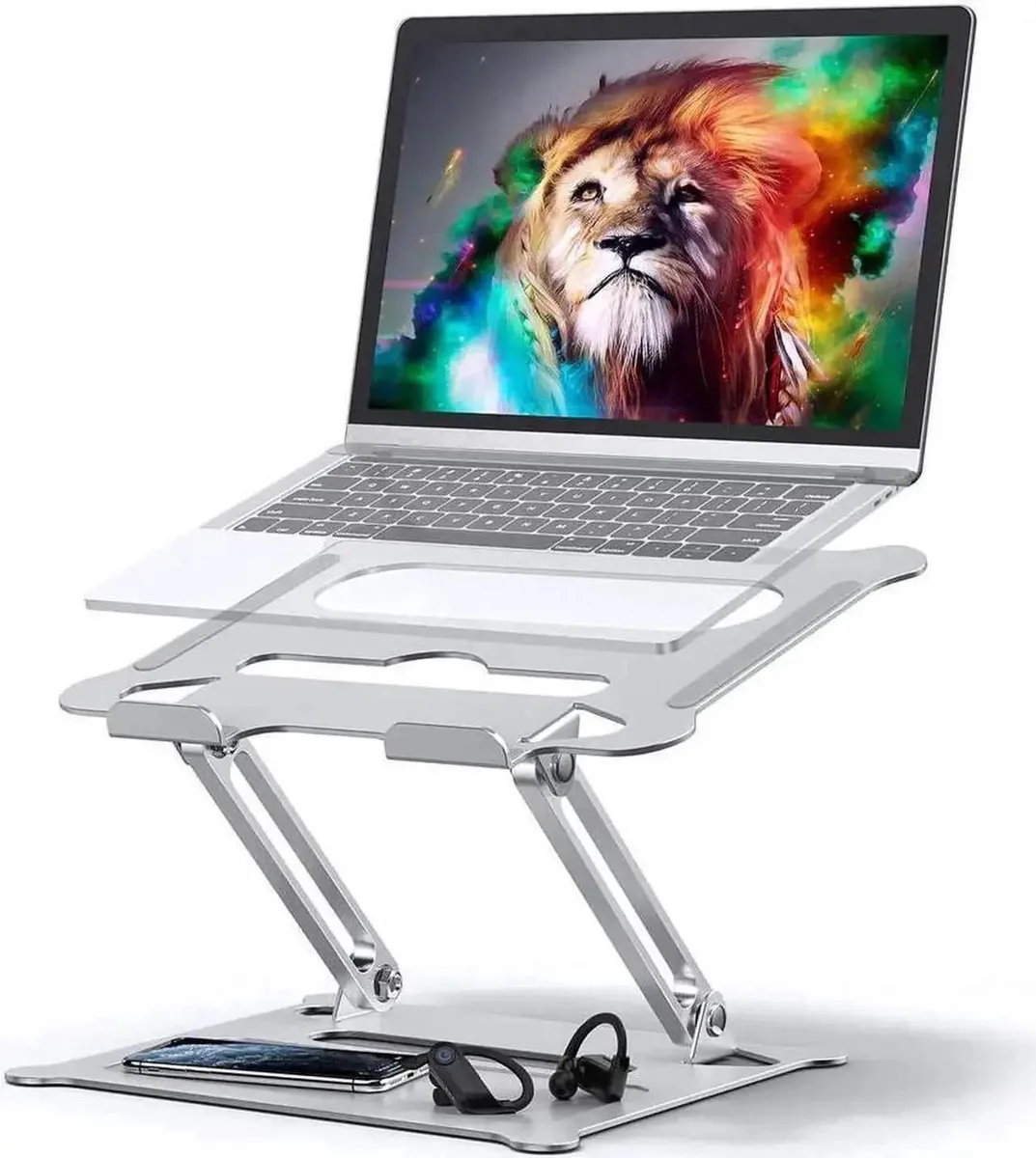 SMUGDESK SMUGDESK Z19Silver Adjustable Ergonomic Laptop Stand 1017inch — product photo