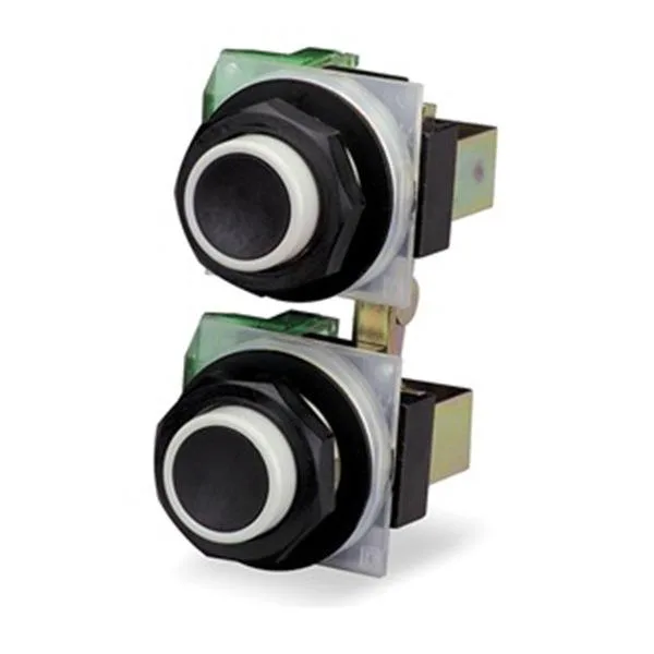 SQUARE D SQUARE D 9001SKRU11 Pendant Push Button 30 mm 1NO/1NC Black IP66 — product photo