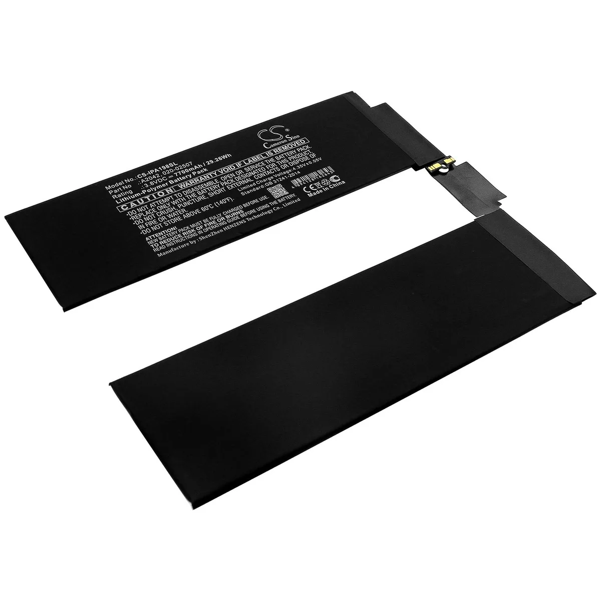 Cameron &amp; Co Cameron &amp; Co DS-CS-IPA198SL Battery 7.7Ah 8.3" Pro 11 3rd Gen — product photo