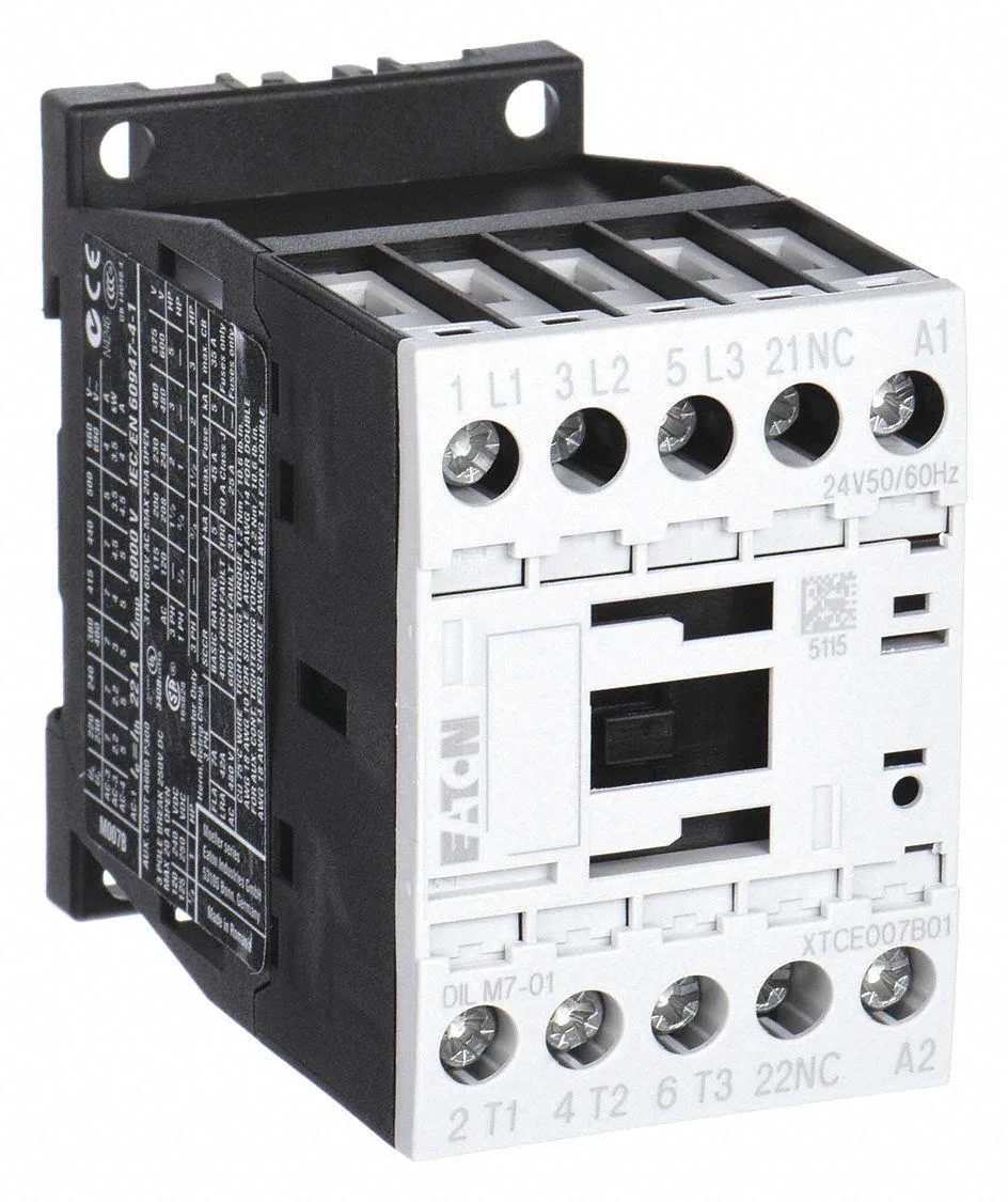 Eaton Eaton XTCE007B01T 24V AC 3P 1NC 7A video accessory — product photo