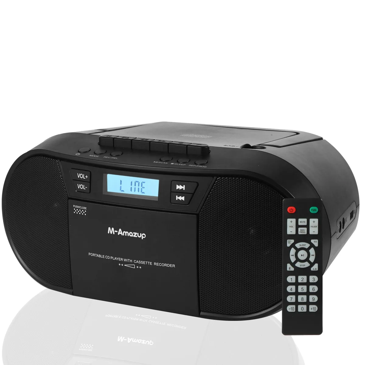  M-Amazup V60098BT-BLK Black Boombox — product photo
