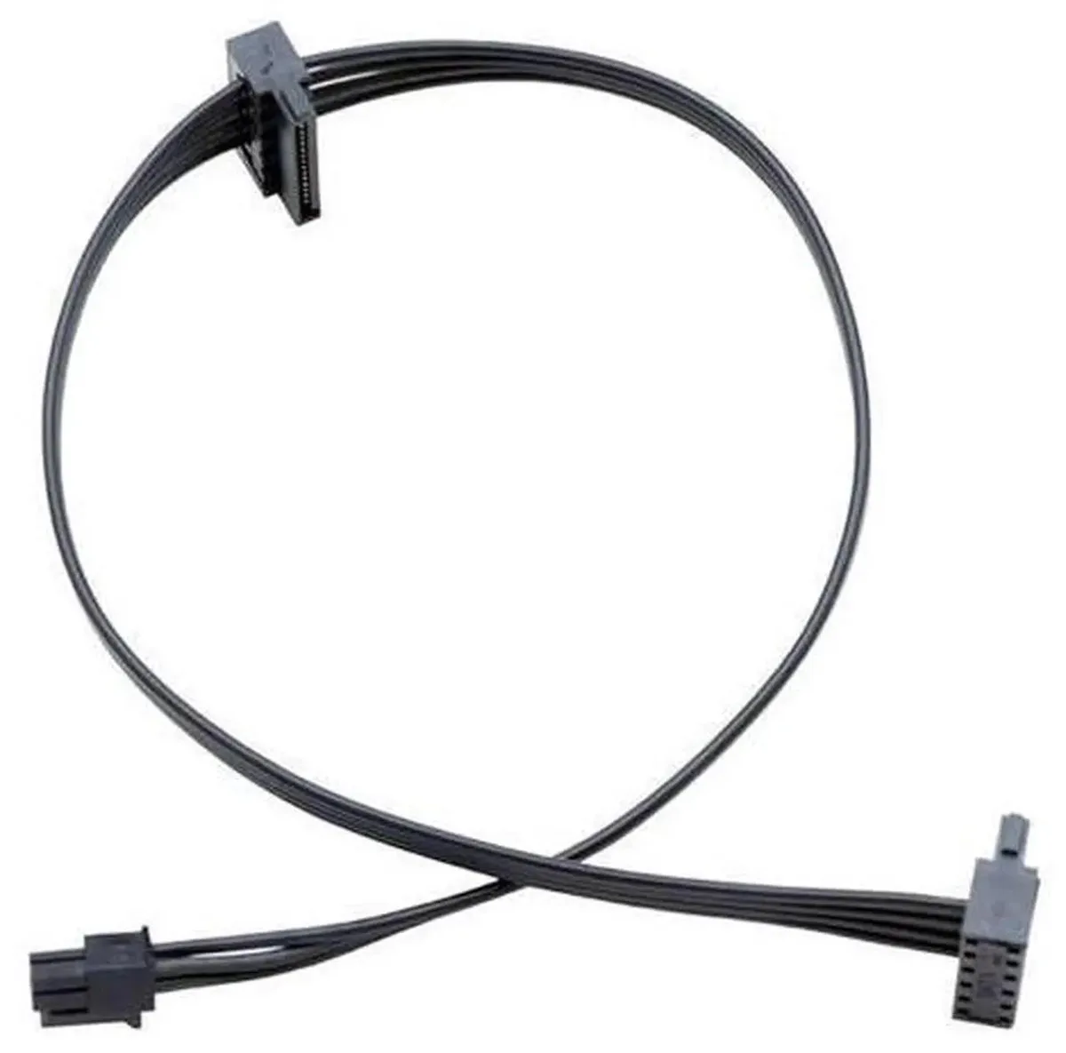 SMUGDESK SMUGDESK AB01 Mini 4Pin to Dual 15Pin SATA Power Splitter Cord 45cm 2-Pack — product photo