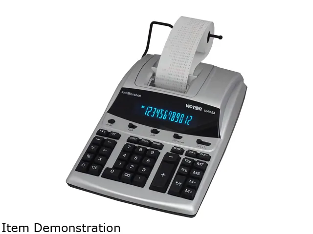 Victor Victor 1240-3A 12-Digit Printing Calculator Educational Supply — product photo