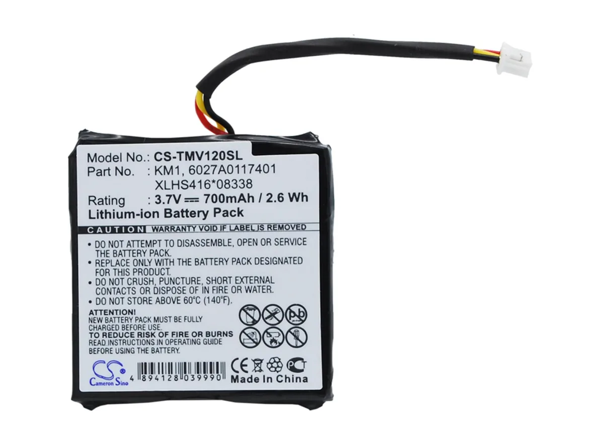 CameronSino CameronSino DS-CS-TMV120SL 700mAh GPS battery — product photo