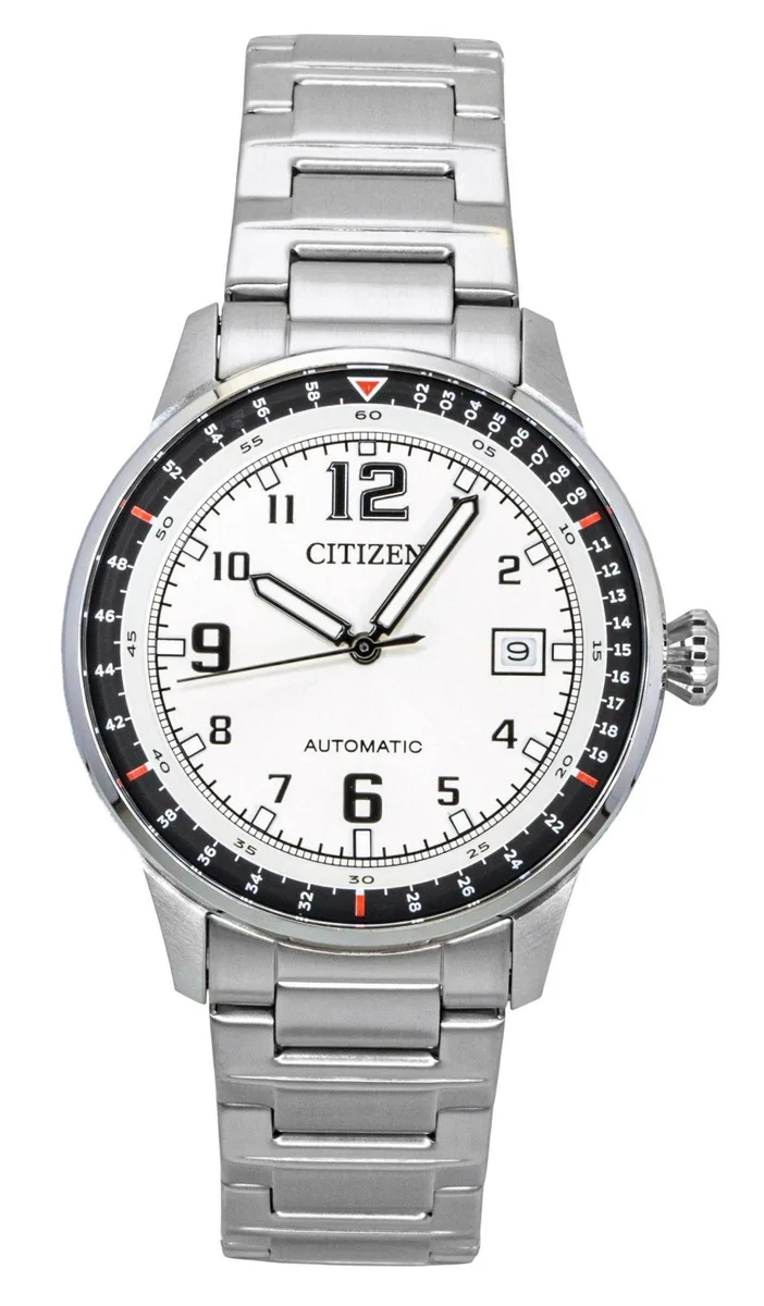 Citizen Citizen NJ0190-51A Automatic Stainless Steel White Dial 40.00mm 100M Men's Watch — product photo