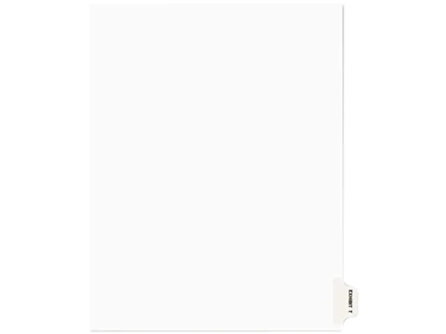Avery Avery 1390 Side Tab Divider Exhibit T 25 Pack — product photo