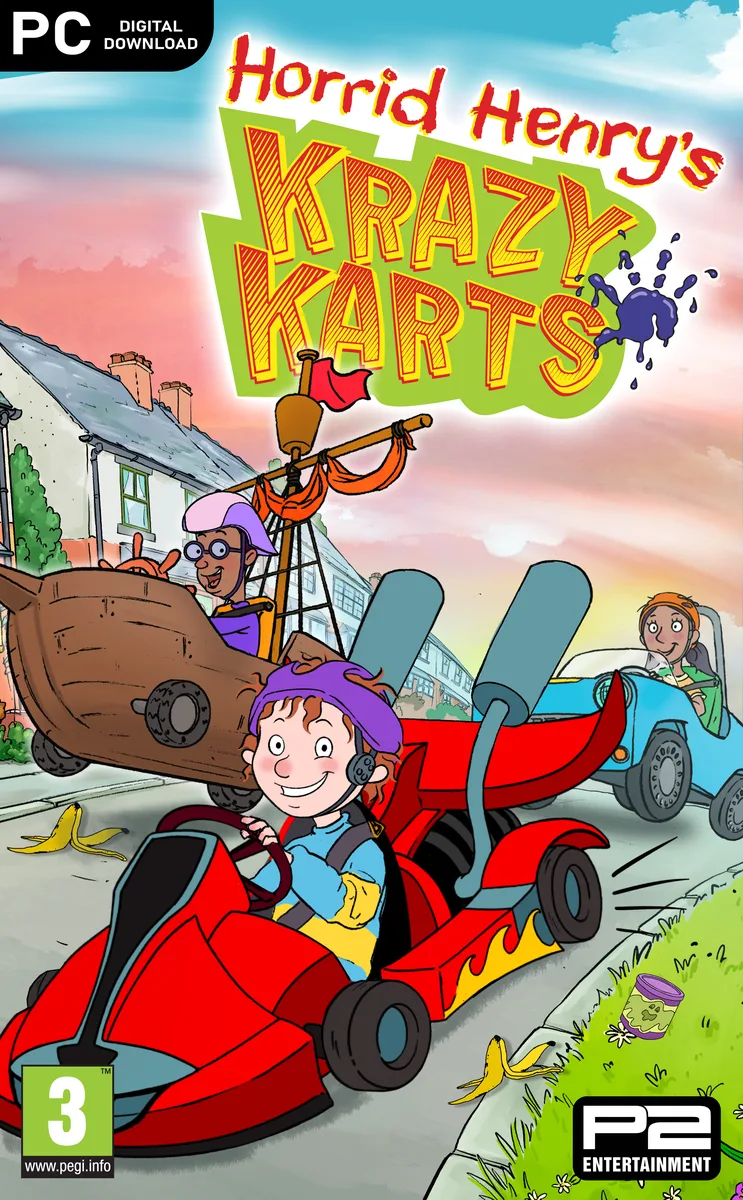 P2 Entertainment P2 Entertainment Horrid Henry's Krazy Karts downloadable game — product photo