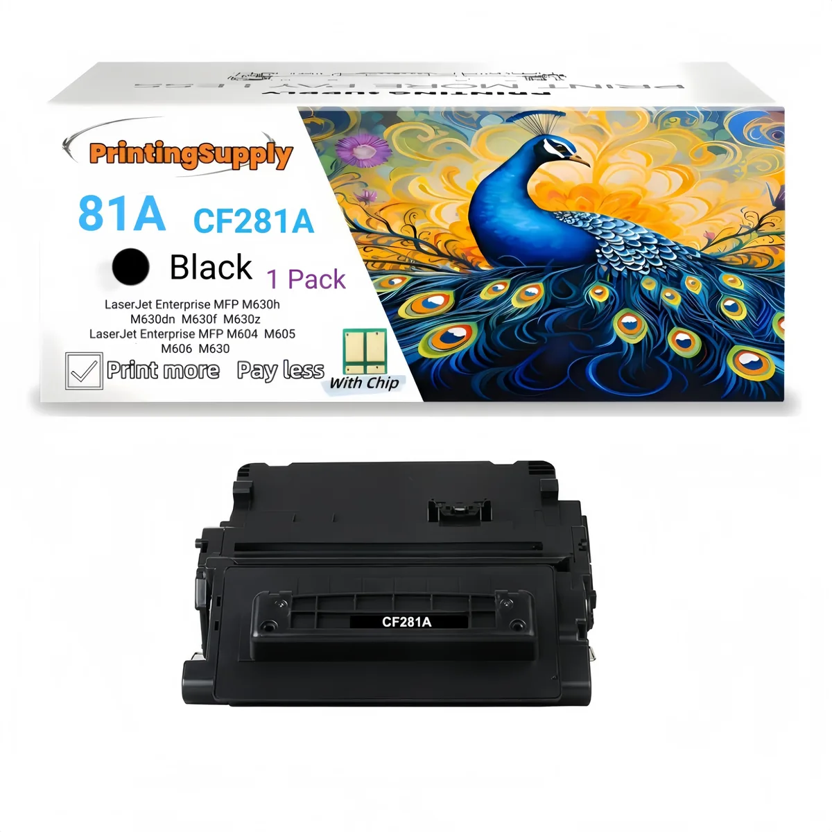 Aster Graphics Inc Aster Graphics Inc 81A CF281A Black Toner Cartridge 10500 Pages — product photo