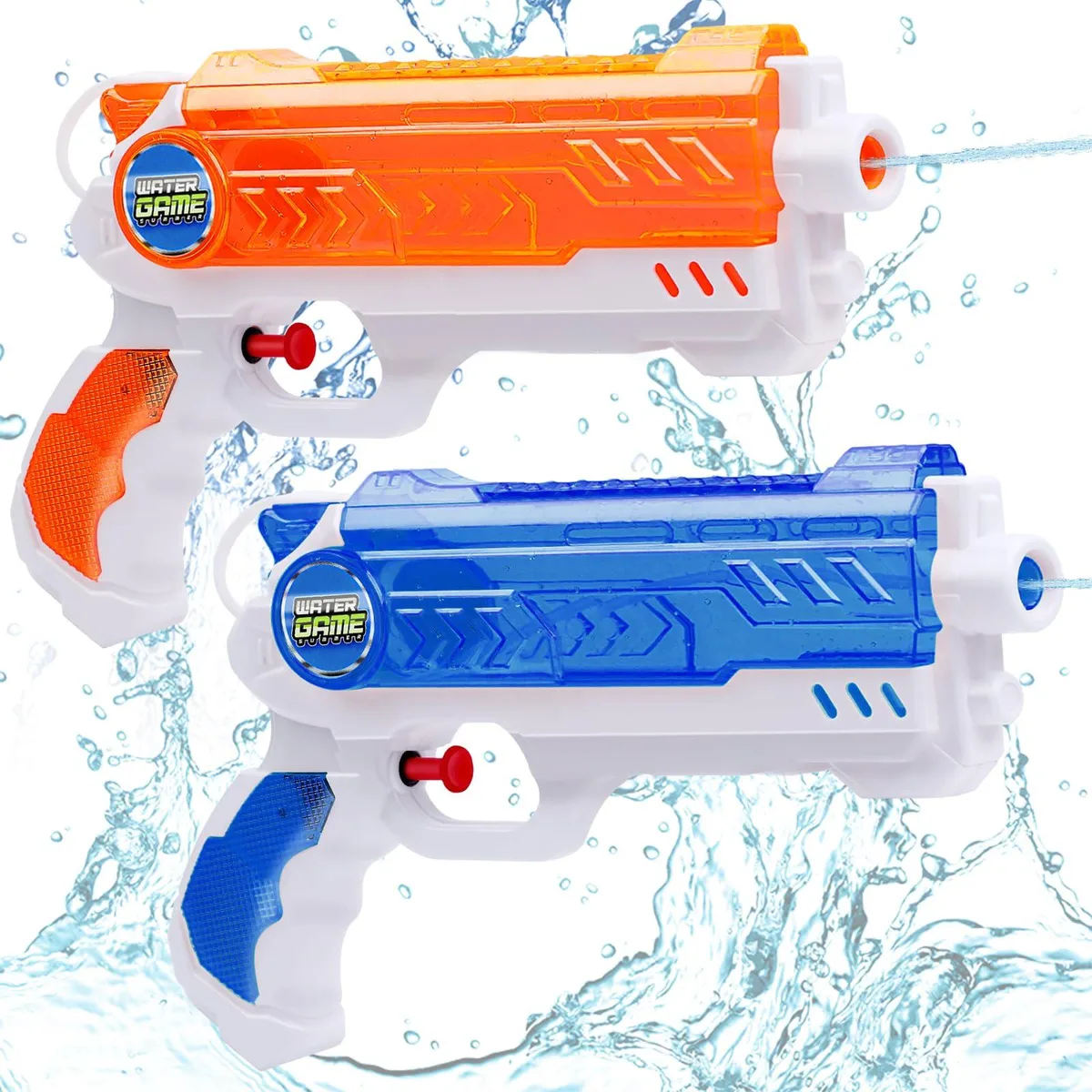  Quanquer 2 Pack 300cc Water Guns 11.02x7.48x1.77 in — product photo