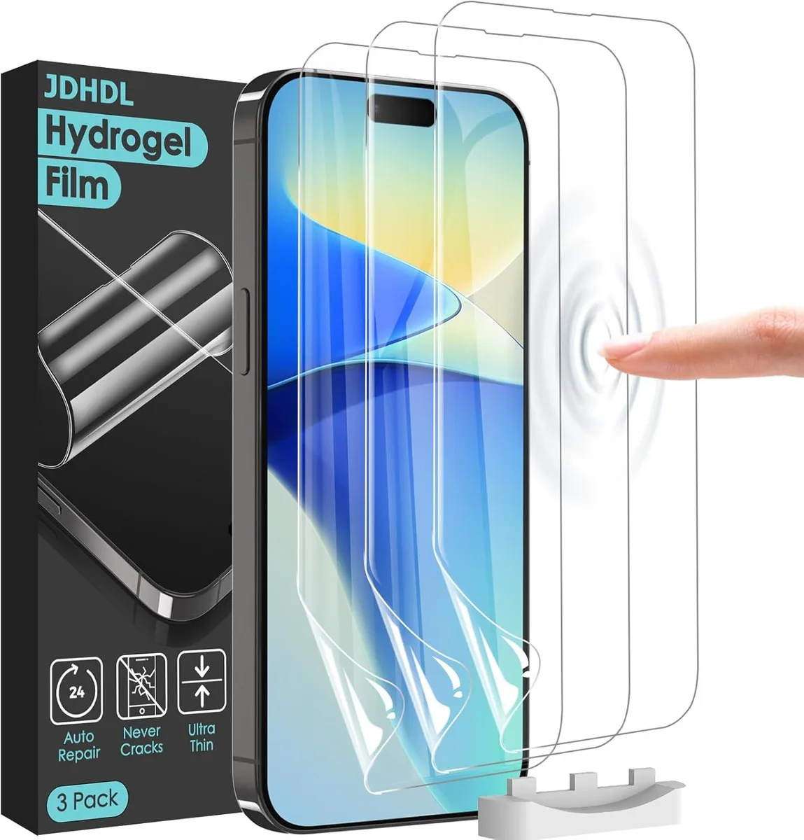 NuoTo NuoTo iPhone 16 Screen Protector 3 Pack Hydel Film — product photo