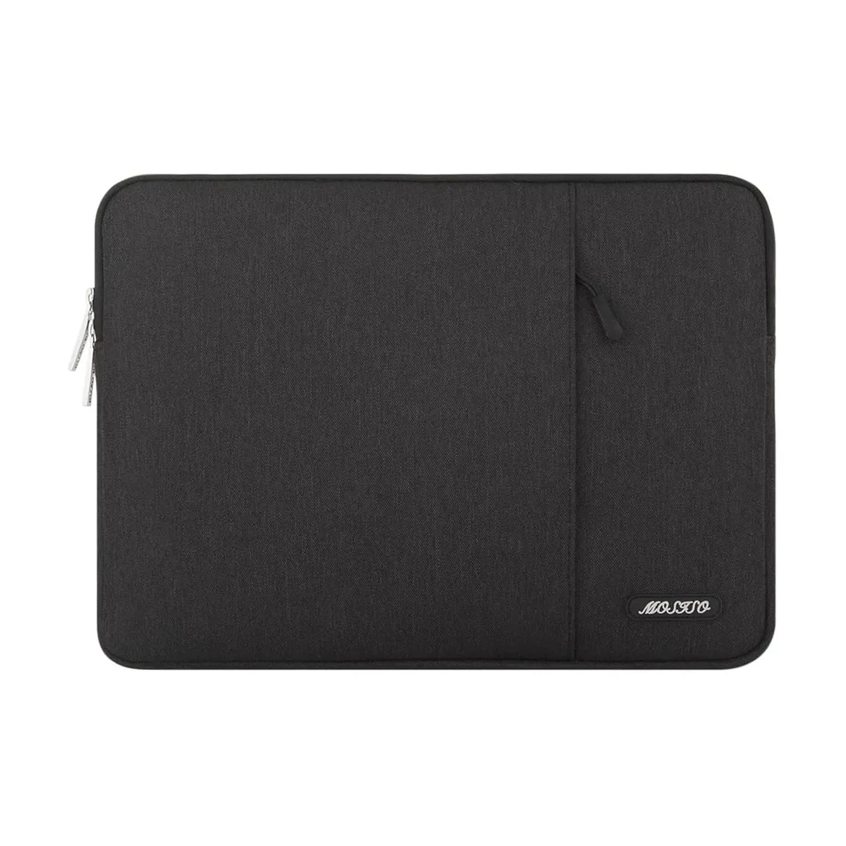 MOSISO 15.6" Laptop Sleeve Black Vertical Pocket — product photo