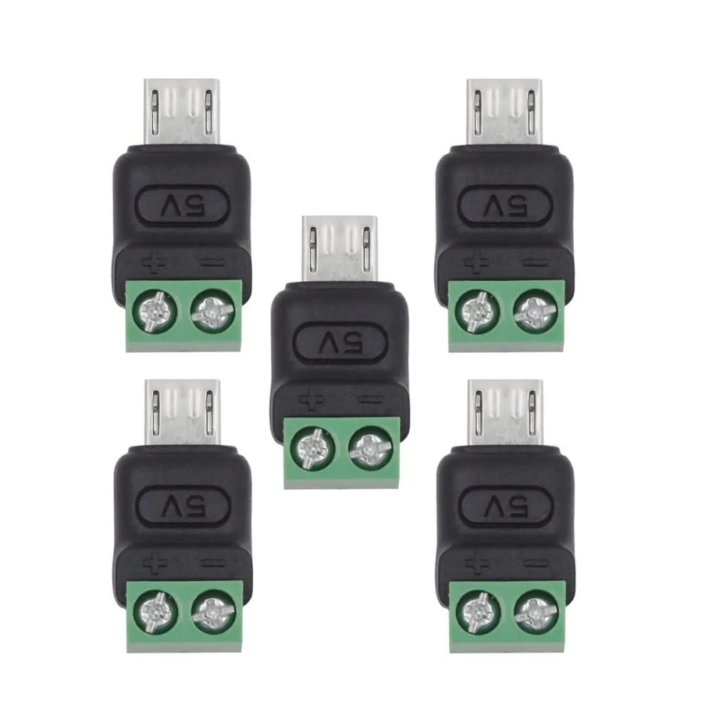 Vszerda Vszerda CN-044-MM001-XY Micro USB 2Pin Terminal Adapter 5pcs — product photo