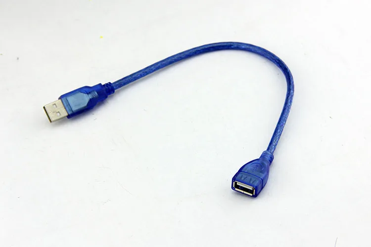 TeKit TeKit NTRC100227W USB 2.0 A male to female extension cable 0.3m blue — product photo