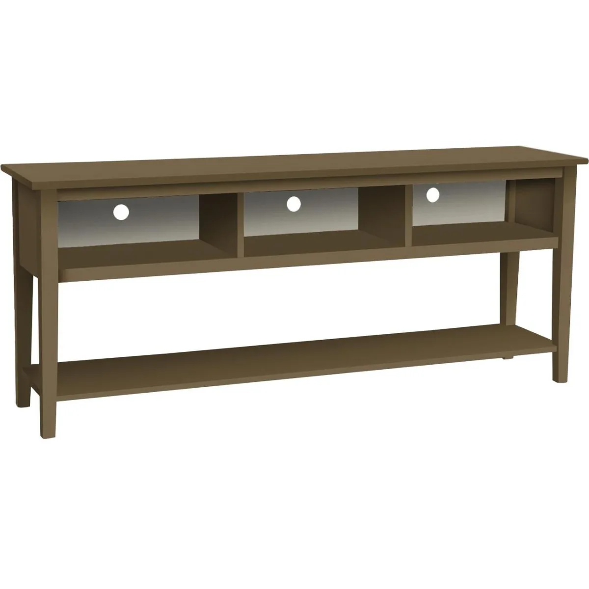 International Concepts International Concepts TV Stand Brown 80" 69.29" x 13.77 — product photo