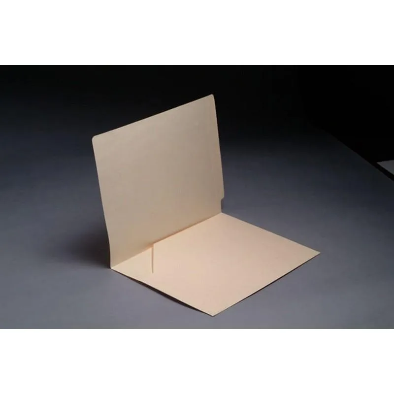 Box of fifty 11pt manila file folders with full diagonal pocket and reinforced end tab