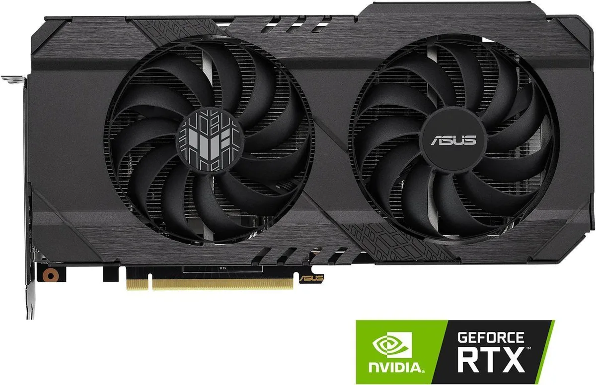 ASUS ASUS TUF Gaming OC Edition GeForce RTX 3050 8GB graphics card — product photo
