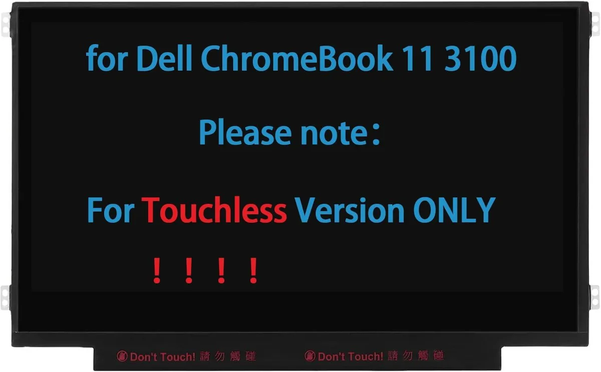 NUOLAISUN NUOLAISUN 11.6" laptop screen HD 1366x768 matte non-touch for Dell Chromebook 11 3100 3120 3180 — product photo