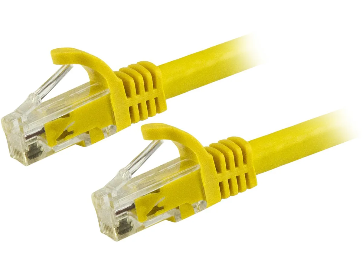 STARTECH STARTECH N6PATCH14YL network ethernet cable 14 ft yellow Cat6 — product photo