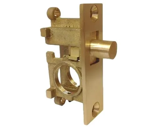 Progressive Hardware Co., Inc. Progressive Hardware Co., Inc. IT-20RD Glass Door Lock Round Bolt 15/16" backset — product photo