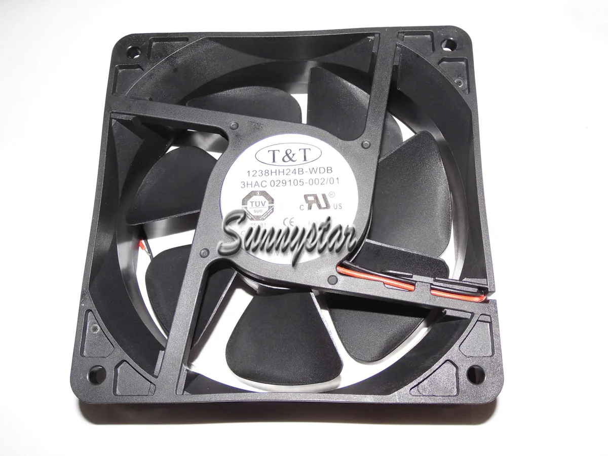 SunnyStar Co., Ltd SunnyStar Co., Ltd 1238HH24B-WDB 120mm 38mm 24V 0.70A 2 Wire Case Fan — product photo