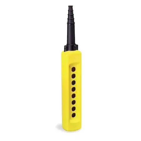 SQUARE D SQUARE D XACA08H7 Pendant Enclosure 22mm 8 Holes Yellow — product photo