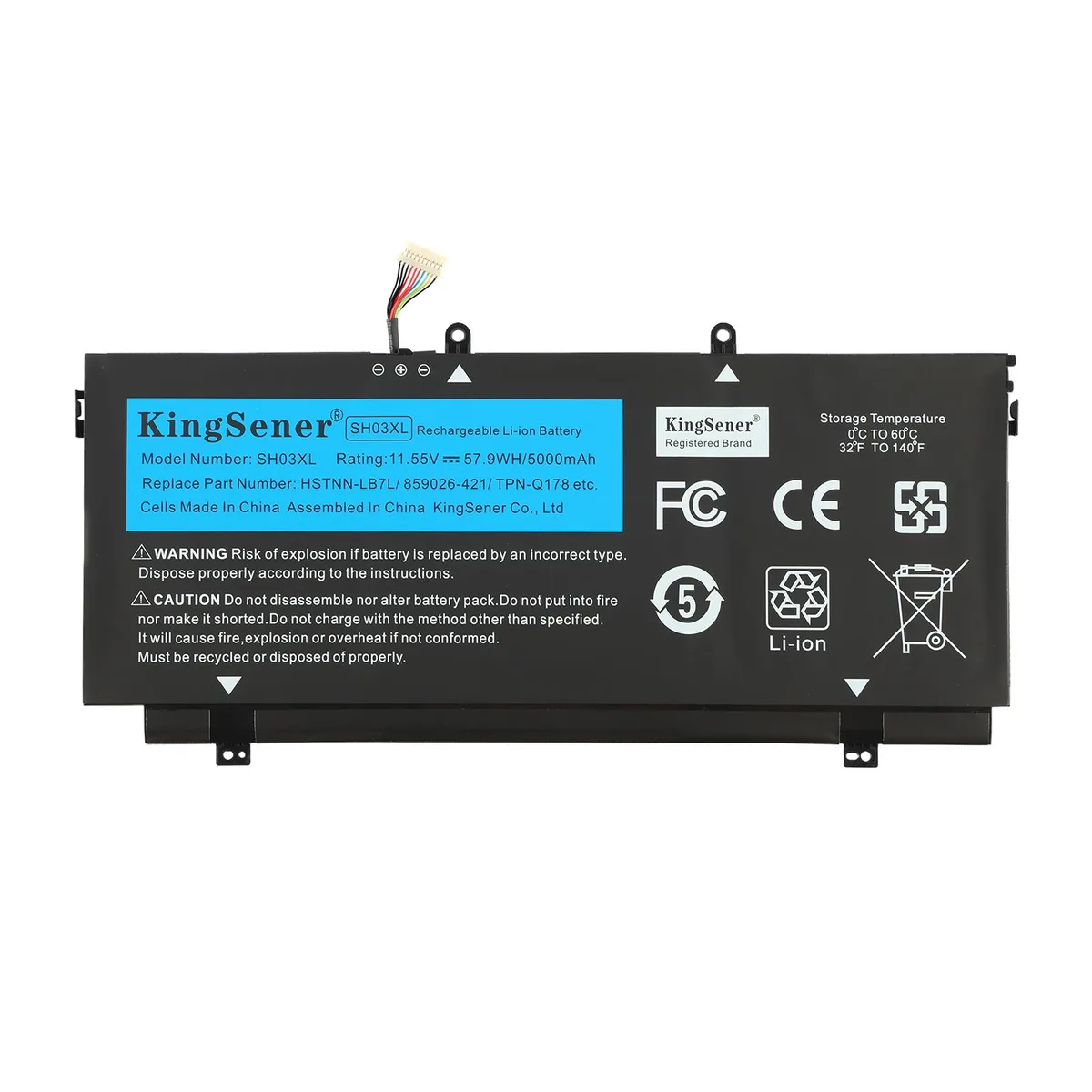KingSener KingSener SH03XL 57.9Wh 11.55V laptop battery — product photo