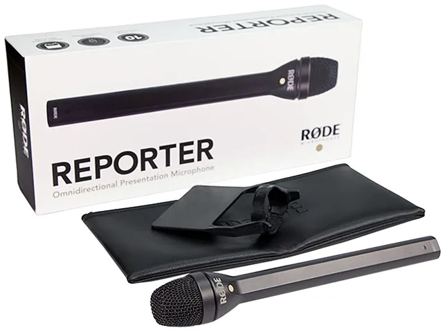 RODE Microphone RODE Microphone Reporter Omnidirectional Dynamic Handheld Interview Microphone — product photo
