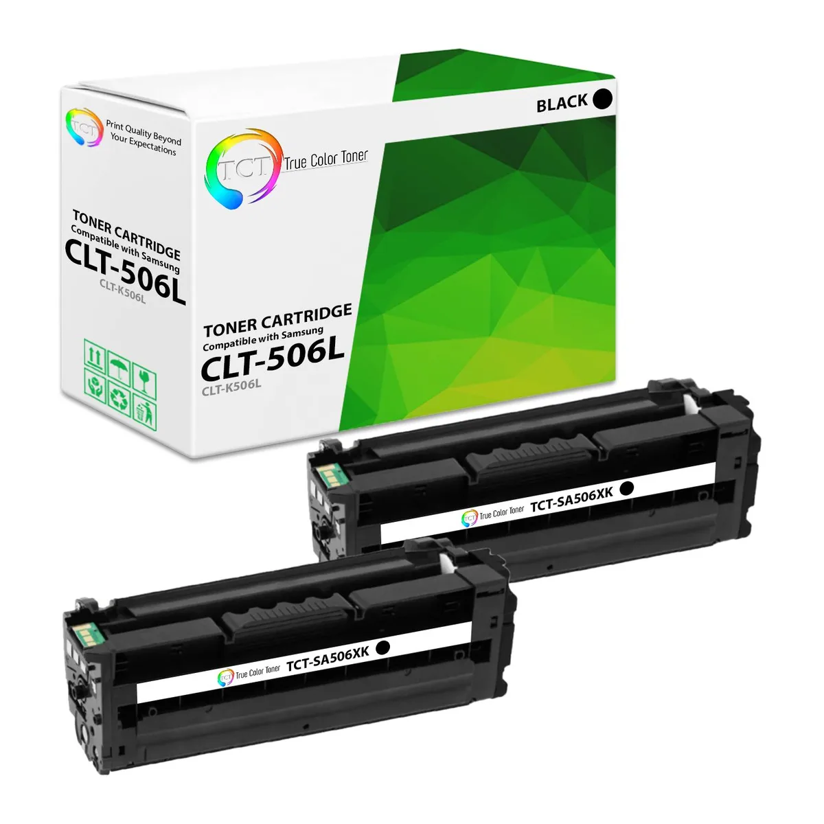 True Color Toner True Color Toner CLT-K506L Black Toner Cartridge 2 Pack 6000 Pages — product photo