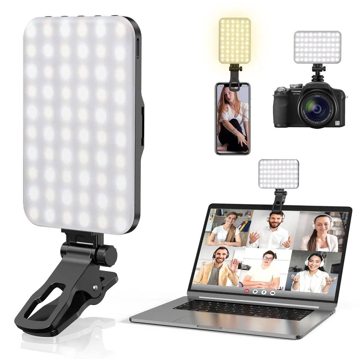 Neewer D6 60 LED 2200mAh Selfie Light Studio — product photo