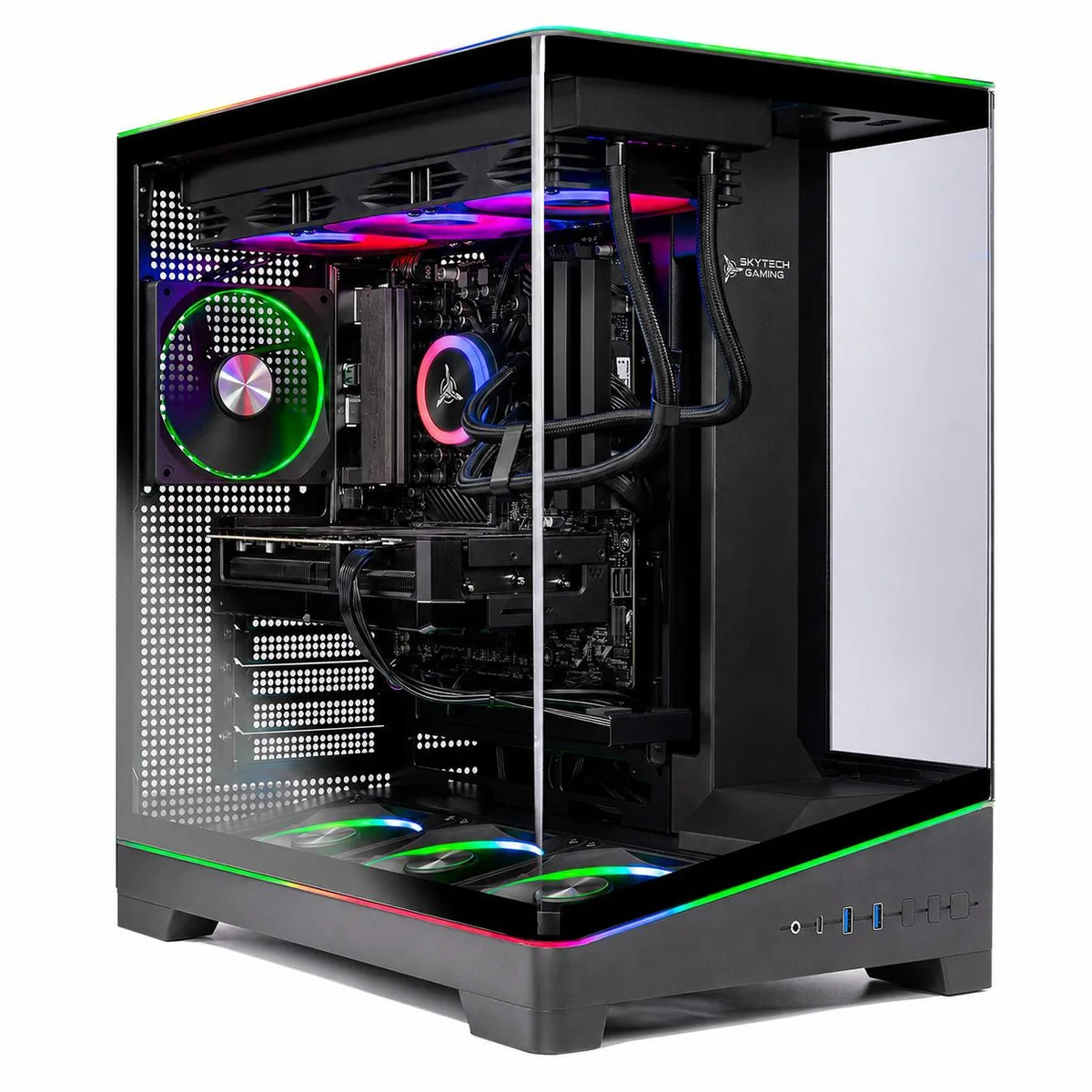 Skytech Skytech Harpy Gaming PC Ryzen 7 7800X3D RX 9070 XT 24GB DDR5 1TB NVMe — product photo