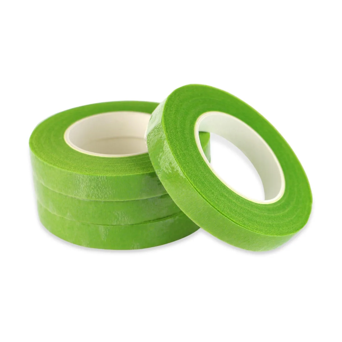 FindTape FindTape Flower Bouquet Stem Wrapping Tape Green 1/2 in x 30 yds 4-pack — product photo