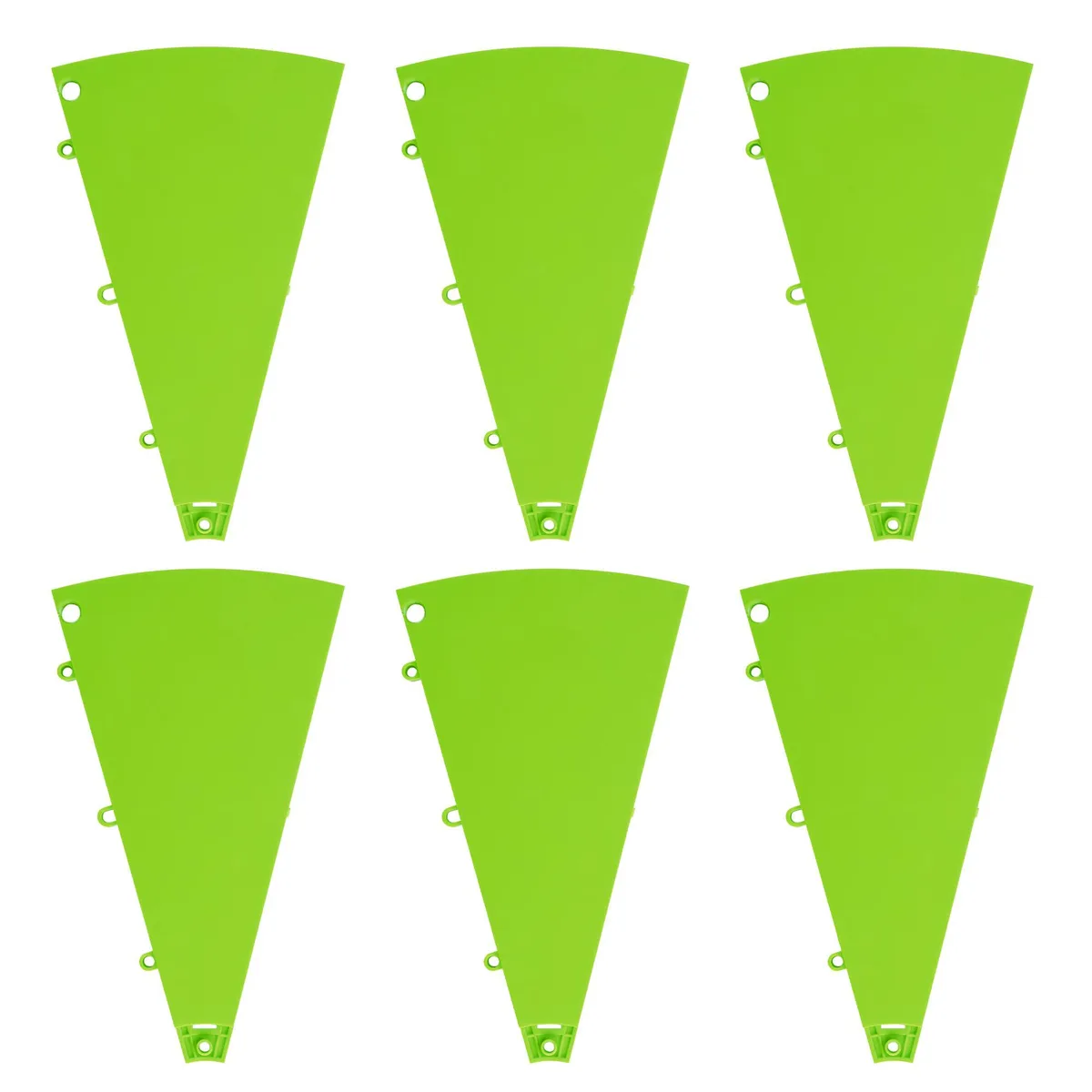 Yescom USA, Inc. Yescom USA, Inc. 35PAR009-PANEL-04 Prize Wheel Panels Dry Erase Green 24" 6 Pcs supply — product photo