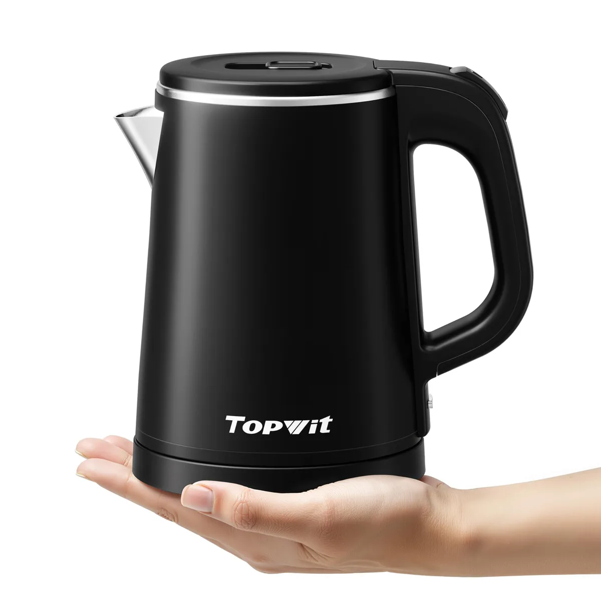  TopWit T6306 0.8L Electric Kettle Stainless Steel — product photo