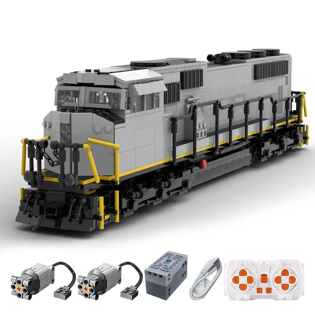 ZITIANYOUBUILD ZITIANYOUBUILD MOC-145298 SD70MAC KCS Dynamic 2064PCS Educational Building Set — product photo
